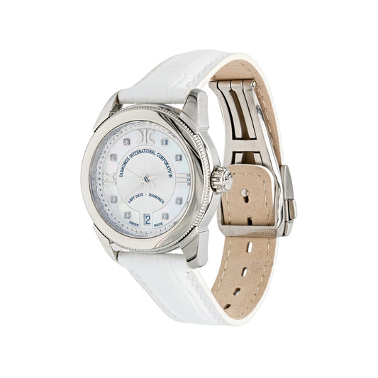 WATCH A9267-A-AN-WHITE-LEATHER